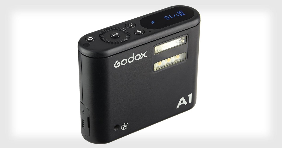 Godox A1 smartphone flash and trigger